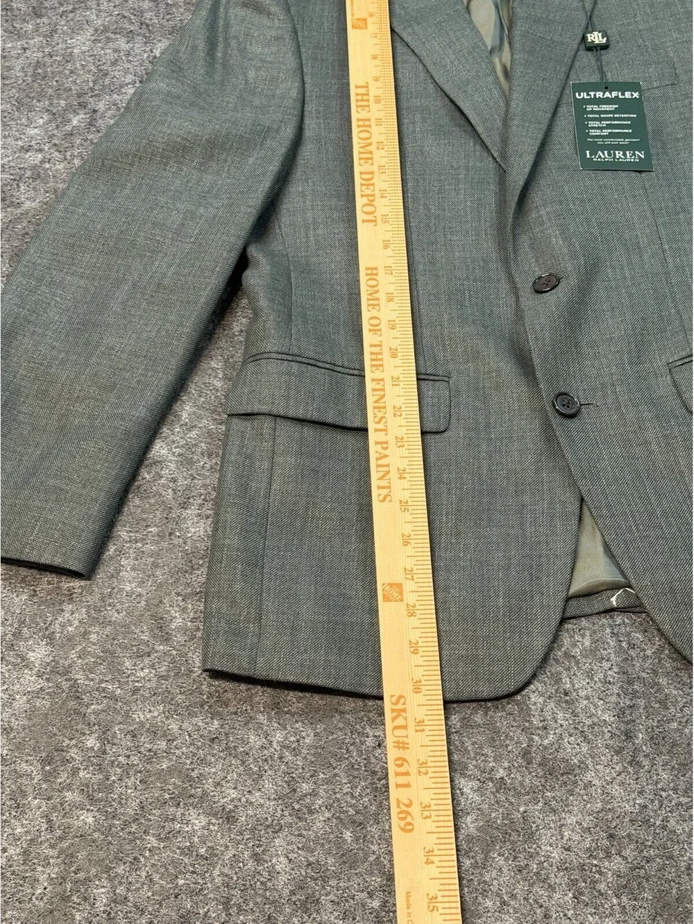 Lauren Ralph Lauren Ultraflex Sport Coat Blazer 36R Sage Green NWT Lexington